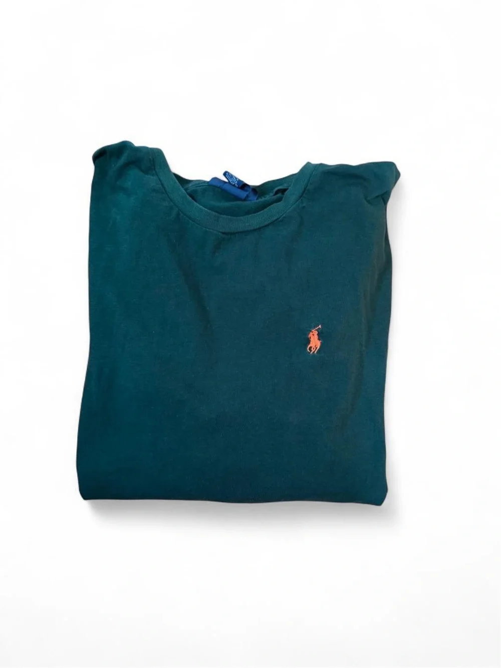 Polo Ralph Lauren Forest Green Long Sleeve with Orange Pony